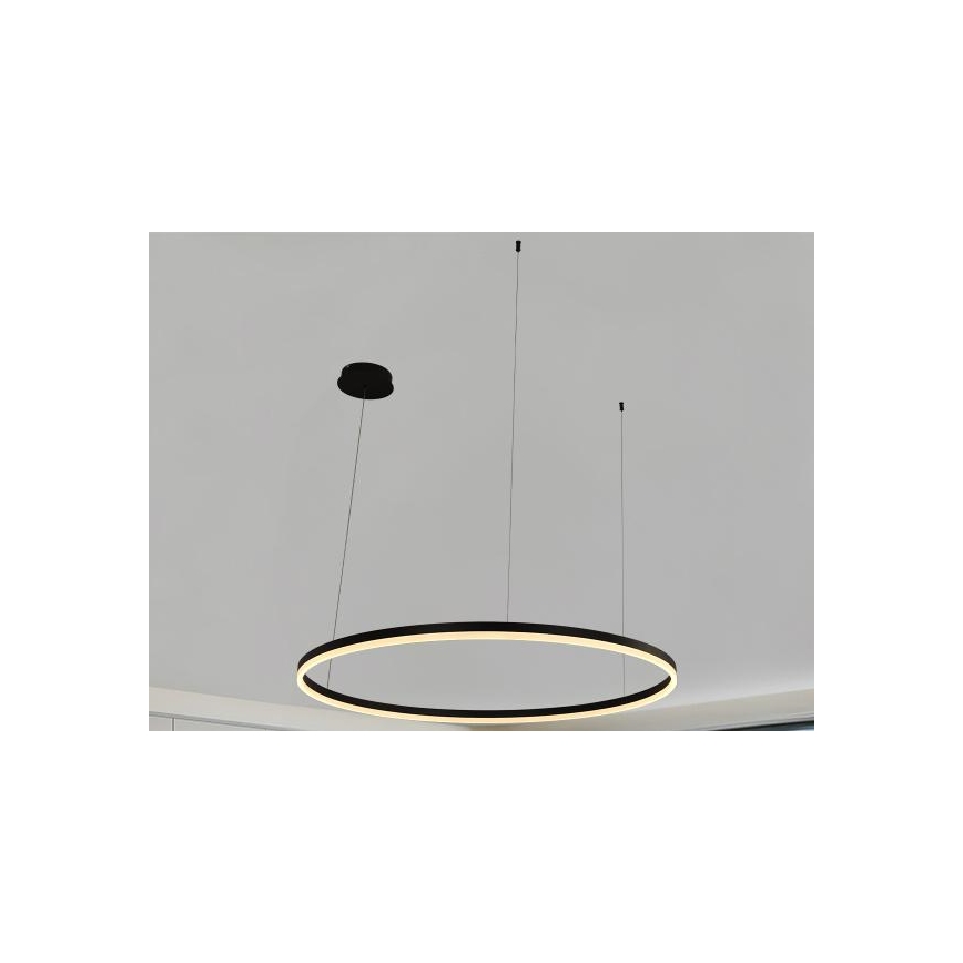LED ljusreglerad ljuskrona på textilsladd LED/72W/230V 3000-6500K + fjärrkontroll
