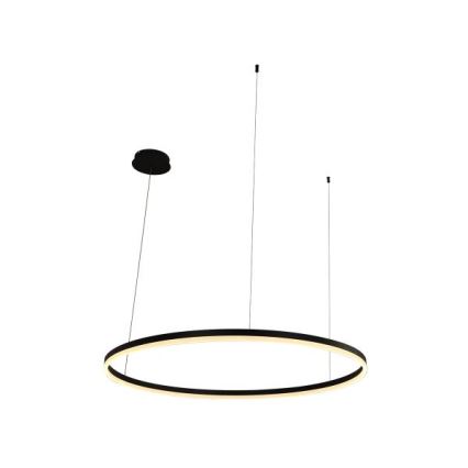LED ljusreglerad ljuskrona på textilsladd LED/72W/230V 3000-6500K + fjärrkontroll