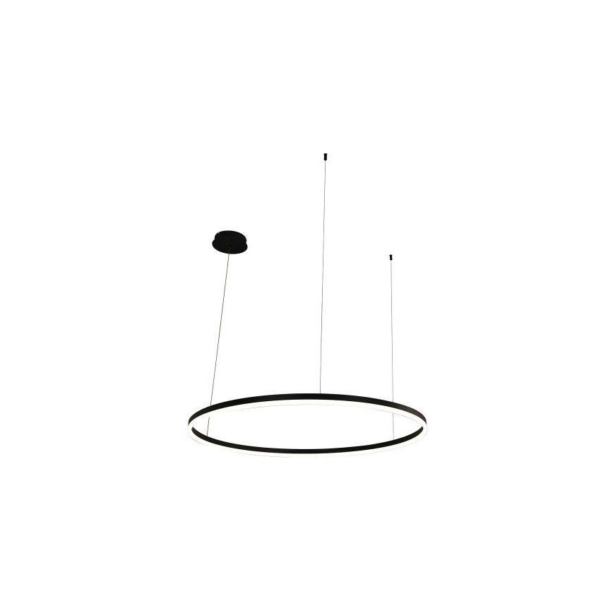 LED ljusreglerad ljuskrona på textilsladd LED/72W/230V 3000-6500K + fjärrkontroll