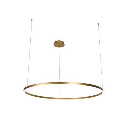 LED ljusreglerad ljuskrona på textilsladd LED/72W/230V 3000-6500K + fjärrkontroll