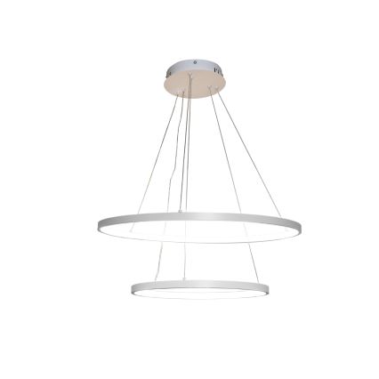 LED ljusreglerad ljuskrona på textilsladd LED/75W/230V 3000-6500K diameter 60 cm + fjärrkontroll