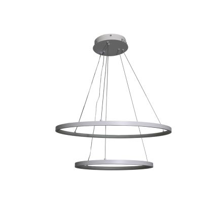 LED ljusreglerad ljuskrona på textilsladd LED/75W/230V 3000-6500K diameter 60 cm + fjärrkontroll