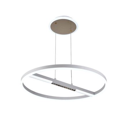 LED ljusreglerad ljuskrona på textilsladd LED/75W/230V 3000-6500K + fjärrkontroll