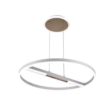 LED ljusreglerad ljuskrona på textilsladd LED/75W/230V 3000-6500K + fjärrkontroll