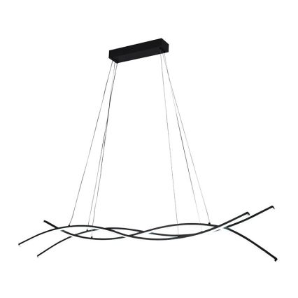 LED ljusreglerad ljuskrona på textilsladd LED/80W/230V 3000-6500K + fjärrkontroll