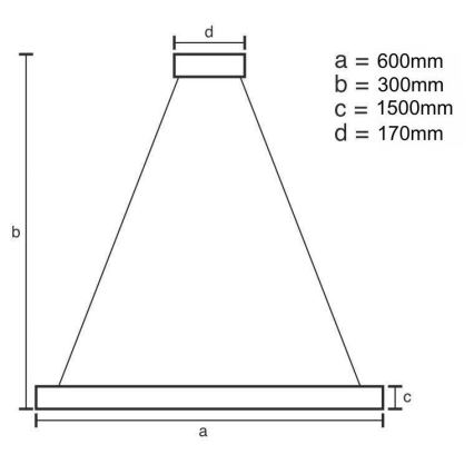 LED Ljusreglerad kristall ljuskrona på snöre LED/80W/230V 3000-6500K guld + fjärrkontroll