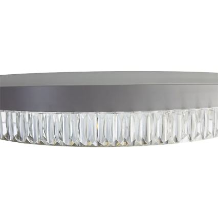 LED Ljusreglerad kristall ljuskrona på snöre LED/80W/230V 3000-6500K vit + fjärrkontroll