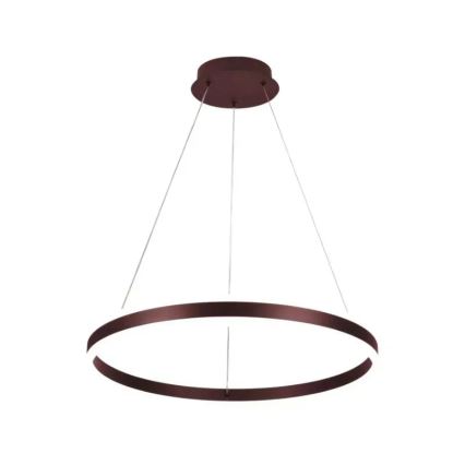 LED ljusreglerad ljuskrona på textilsladd LED/85W/230V 3000-6500K diameter 60 cm + fjärrkontroll