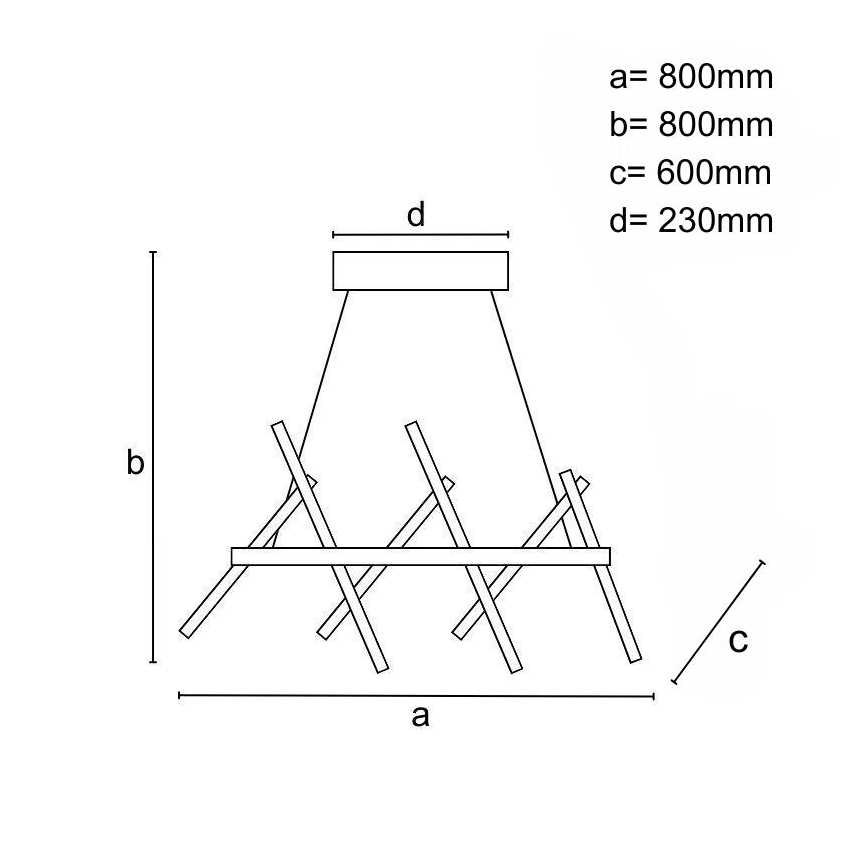 LED ljusreglerad ljuskrona på textilsladd LED/90W/230V 3000-6500K + fjärrkontroll