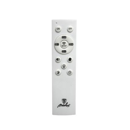 LED Ljusreglerad kristall ljuskrona på snöre LED/90W/230V 3000-6500K svart + fjärrkontroll