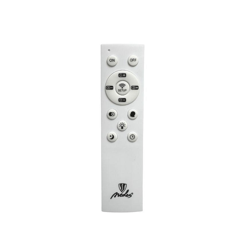 LED Ljusreglerad kristall ljuskrona på snöre LED/90W/230V 3000-6500K svart + fjärrkontroll