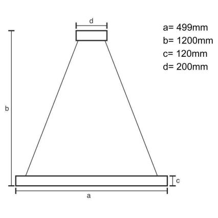 LED Ljusreglerad kristall ljuskrona på snöre LED/90W/230V 3000-6500K svart + fjärrkontroll