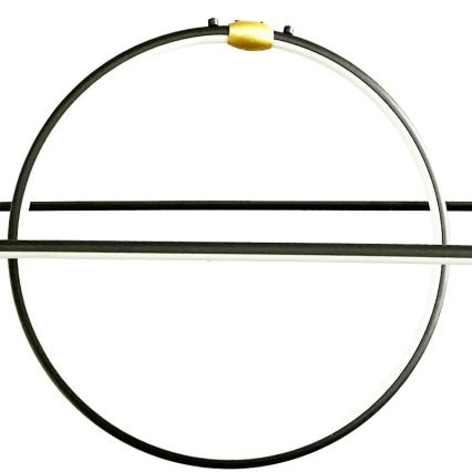 LED ljusreglerad ljuskrona på textilsladd LED/95W/230V 3000-6500K + fjärrkontroll
