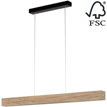 LED ljusreglerad ljuskrona på textilsladd LEON 3xLED/18W/230V ek – FSC certifierade