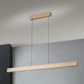LED ljusreglerad ljuskrona på textilsladd TARA LED/44W/230V 2700/3800/4500/5700K guld