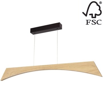 LED ljusreglerad ljuskrona på textilsladd ZIAD LED/14W/230V ek – FSC certifierade
