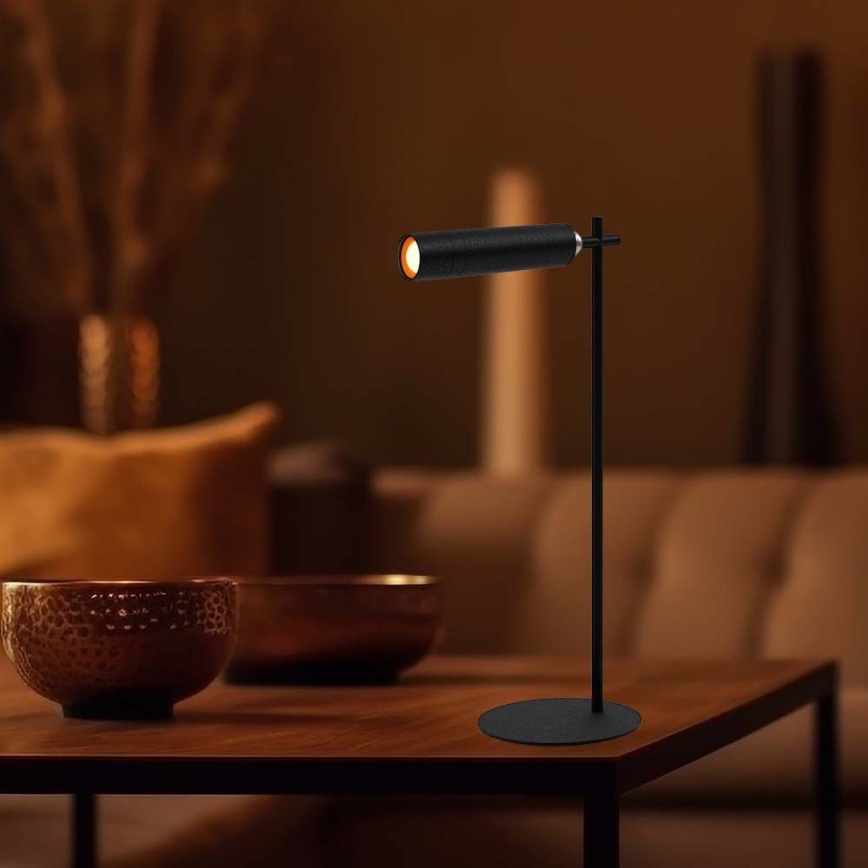 LED Ljusreglerad magnetic rechargeable bordslampa 03.01.2001 LED/3W/5V 4000K 1500 mAh svart