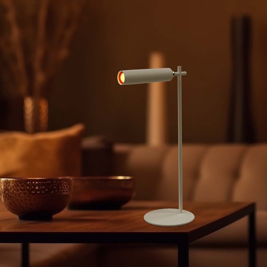 LED Ljusreglerad magnetic rechargeable bordslampa 03.01.2001 LED/3W/5V 4000K 1500 mAh vit