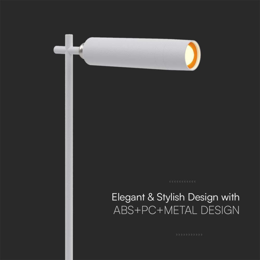 LED Ljusreglerad magnetic rechargeable bordslampa 03.01.2001 LED/3W/5V 4000K 1500 mAh vit