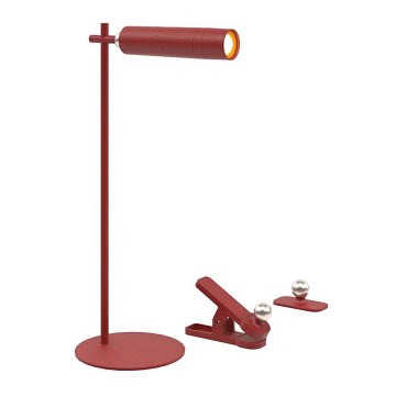 LED Ljusreglerad magnetic rechargeable bordslampa 03.01.2001 LED/3W/5V 4000K 1500 mAh röd