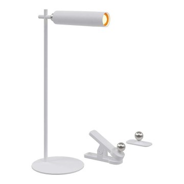LED Ljusreglerad magnetic rechargeable bordslampa 03.01.2001 LED/3W/5V 4000K 1500 mAh vit
