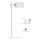 LED Ljusreglerad magnetic rechargeable bordslampa 04.01.2001 LED/3W/5V 3000-6000K 1800 mAh vit