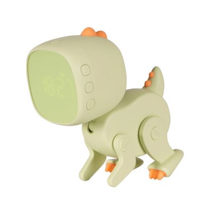LED RGBW Ljusreglerad barns natt små lampor med väckarklocka ROBOT LED/1W/5V 1200 mAh