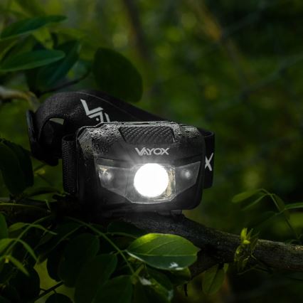 LED Ljusreglerad pannlampa 3xLED/3xAAA IPX4 100 glansig