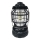 LED Ljusreglerad portable camping lampa 3xLED/3W/3xAA IPX4 svart