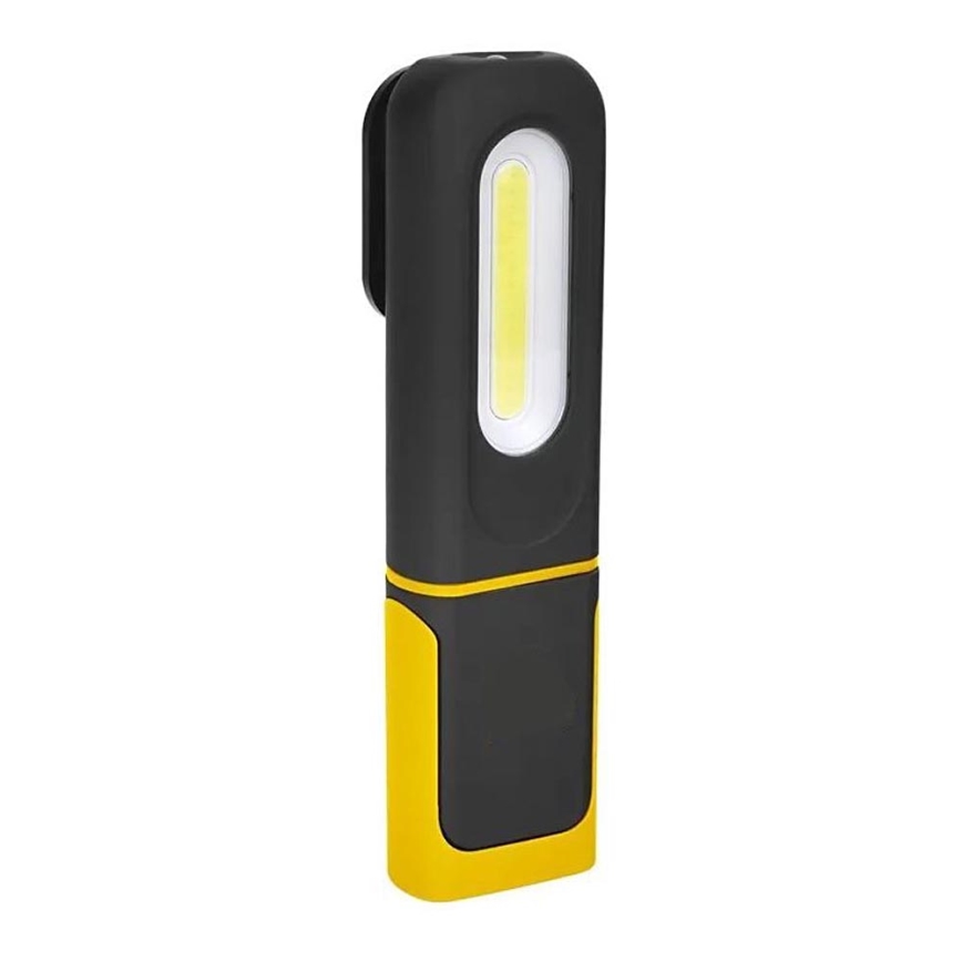 LED Ljusreglerad rechargeable fungerar flashlight LED/8W/5V IP44 420 lm 1200 mAh