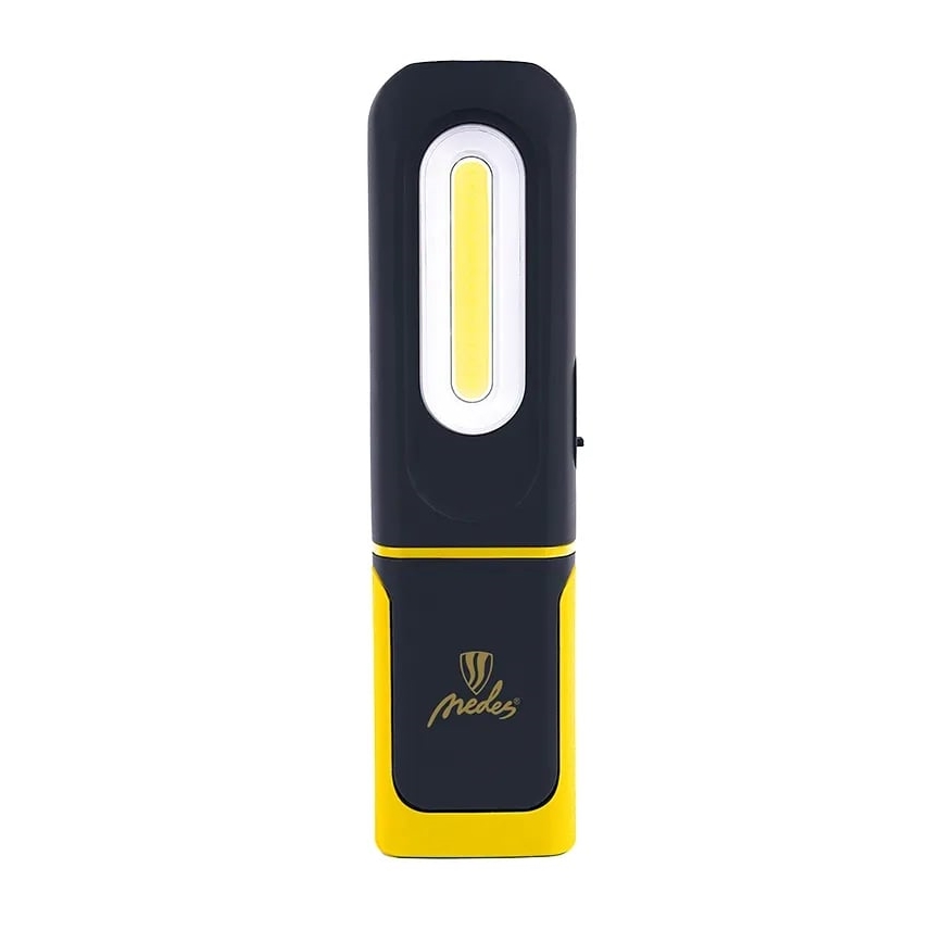 LED Ljusreglerad rechargeable fungerar flashlight LED/8W/5V IP44 420 lm 1200 mAh
