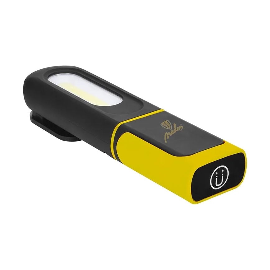 LED Ljusreglerad rechargeable fungerar flashlight LED/8W/5V IP44 420 lm 1200 mAh