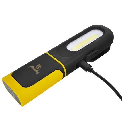 LED Ljusreglerad rechargeable fungerar flashlight LED/8W/5V IP44 420 lm 1200 mAh