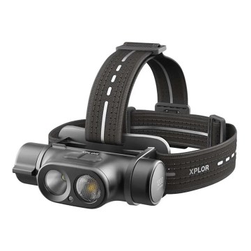 LED Ljusreglerad rechargeable headlamp GP XPLOR PHR19 LED/1x18650/5V IPX8