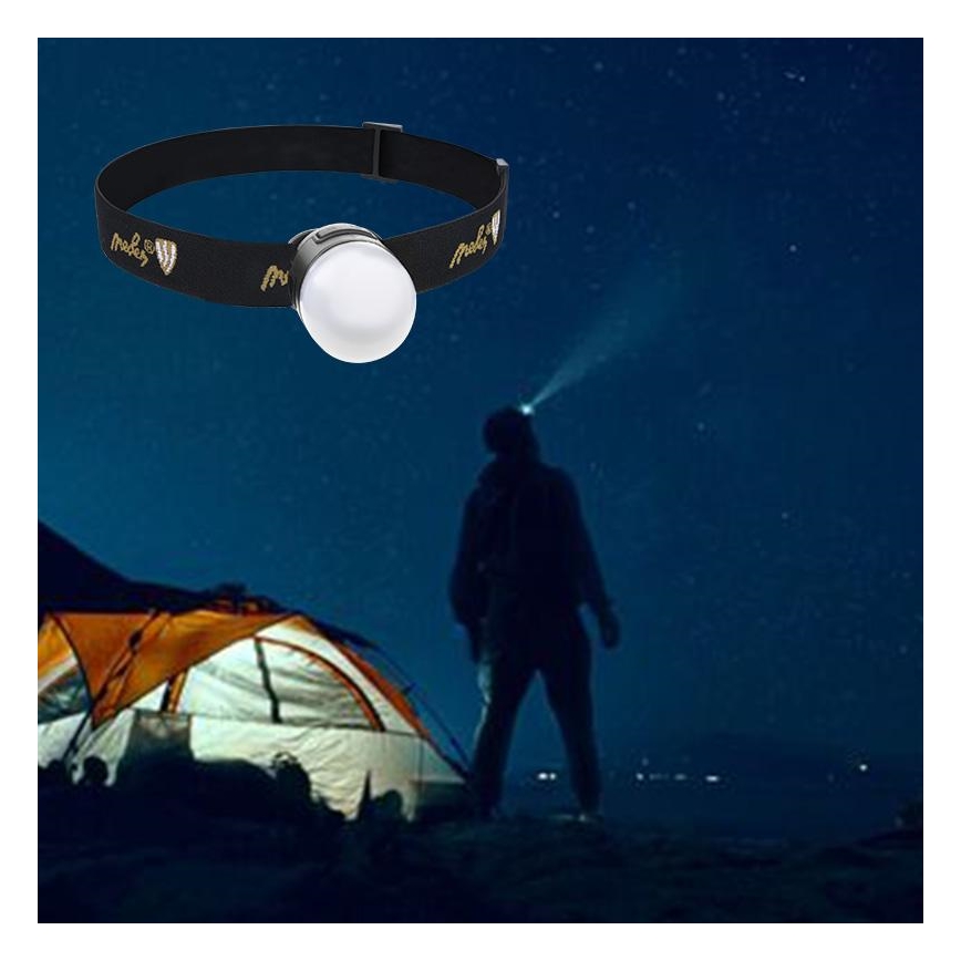 LED Ljusreglerad rechargeable headlamp LED/8W/5V IP42 210 lm 800 mAh