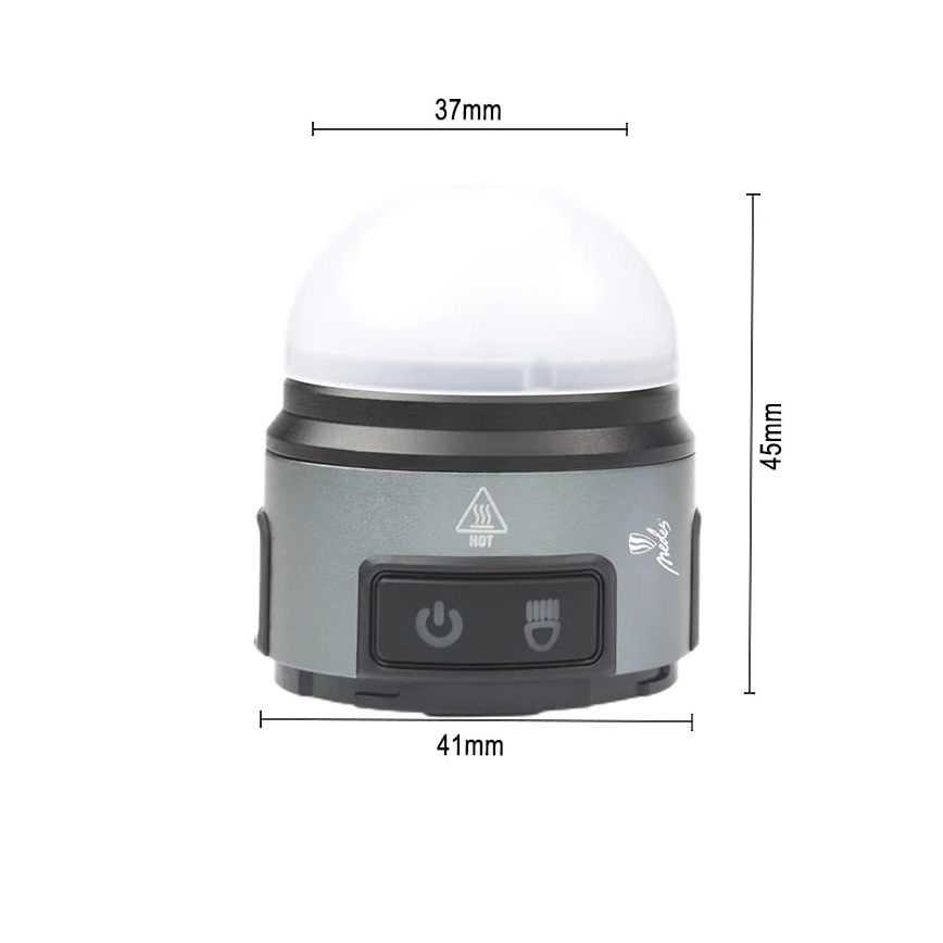 LED Ljusreglerad rechargeable headlamp LED/8W/5V IP42 210 lm 800 mAh