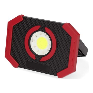 LED Ljusreglerad rechargeable strålkastare med en strömbank LED/10W/3000 mAh IPX2