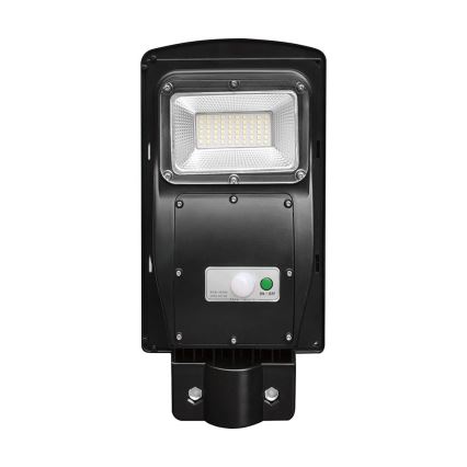 LED Dimmerbar gatulampor med solceller med rörelse- och skymningsgivare LED/6W/3,2V 6000K IP65 5000 mAh svart + fjärrkontroll