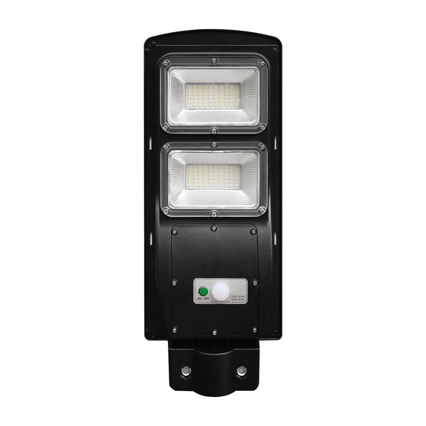 LED Dimmerbar gatulampor med solceller med rörelse- och skymningsgivare LED/8W/3,2V 6000K IP65 9000 mAh svart + fjärrkontroll