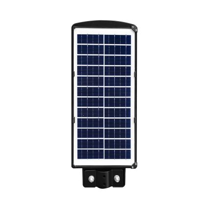 LED Dimmerbar gatulampor med solceller med rörelse- och skymningsgivare LED/8W/3,2V 6000K IP65 9000 mAh svart + fjärrkontroll