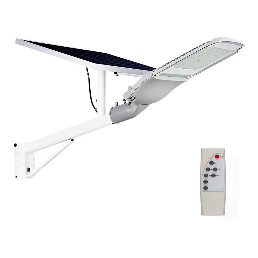 LED Ljusreglerad solcell gata lampa SAMSUNG CHIP LED/50W/6,4V 4000K IP65 + fjärrkontroll
