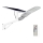 LED Ljusreglerad solcell gata lampa SAMSUNG CHIP LED/50W/6,4V 4000K IP65 + fjärrkontroll