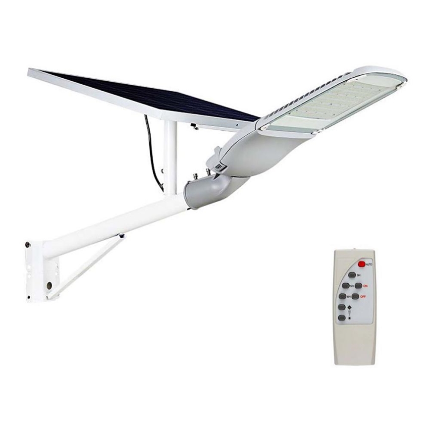 LED Ljusreglerad solcell gata lampa SAMSUNG CHIP LED/50W/6,4V 6000K IP65 + fjärrkontroll