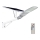 LED Ljusreglerad solcell gata lampa SAMSUNG CHIP LED/50W/6,4V 6000K IP65 + fjärrkontroll