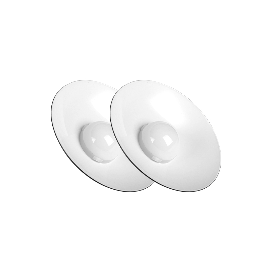LED Ljusreglerad solcell ljuskrona på snöre 2xLED/1,8W/3,7V IP44 6500K 1200 mAh + fjärrkontroll