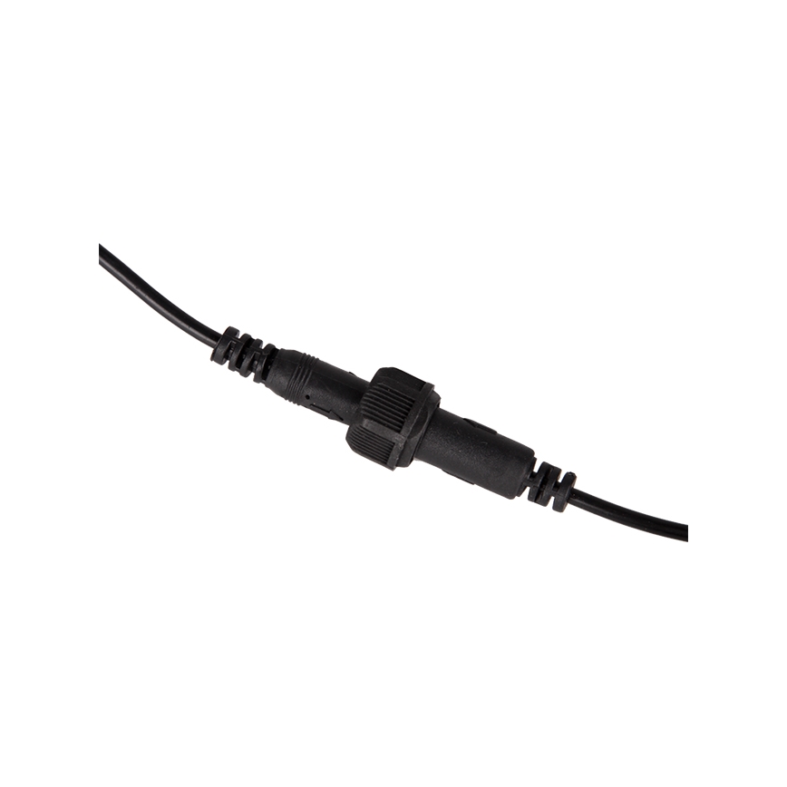 LED Ljusreglerad solcell ljuskrona på snöre 2xLED/1,8W/3,7V IP44 6500K 1200 mAh + fjärrkontroll