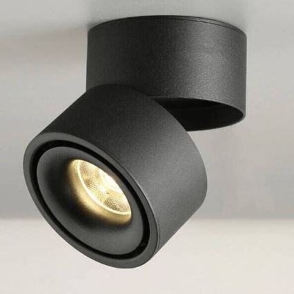 LED ljusreglerad spotlight LAHTI LED/13,5W/230V 3000K CRI 90 svart