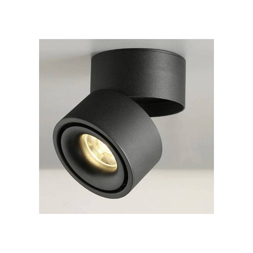 LED ljusreglerad spotlight LAHTI LED/13,5W/230V 3000K CRI 90 svart