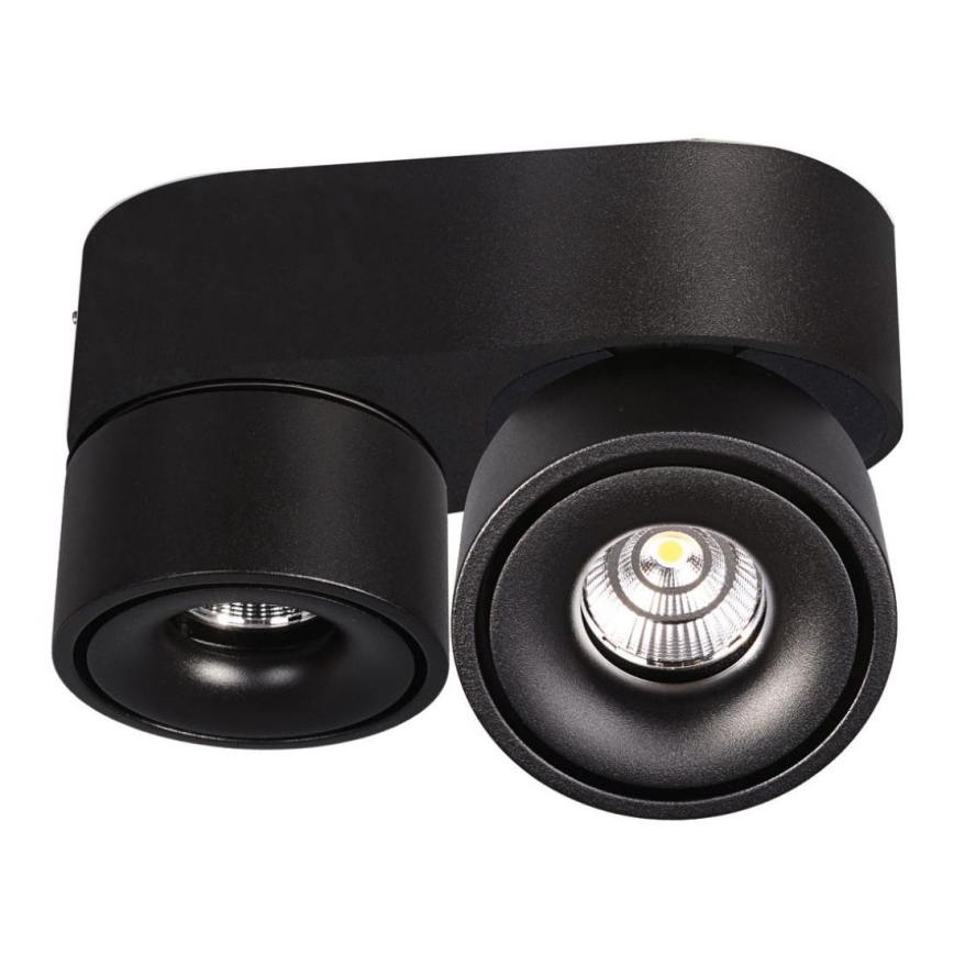 LED ljusreglerad spotlight LAHTI MINI 2xLED/9W/230V 3000K CRI 90 svart