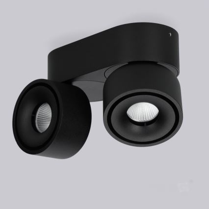 LED ljusreglerad spotlight LAHTI MINI 2xLED/9W/230V 3000K CRI 90 svart